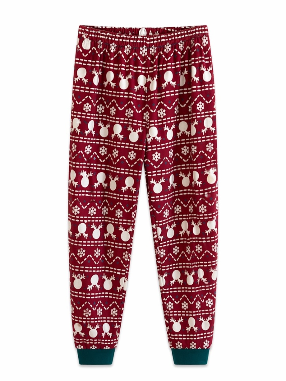4/$20➡️ George Red Christmas Pajama Pants with Green Cuffs – Size XL Fair